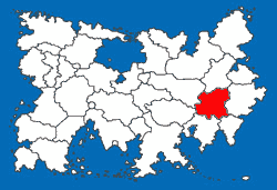 The War Vale - Locator Map
